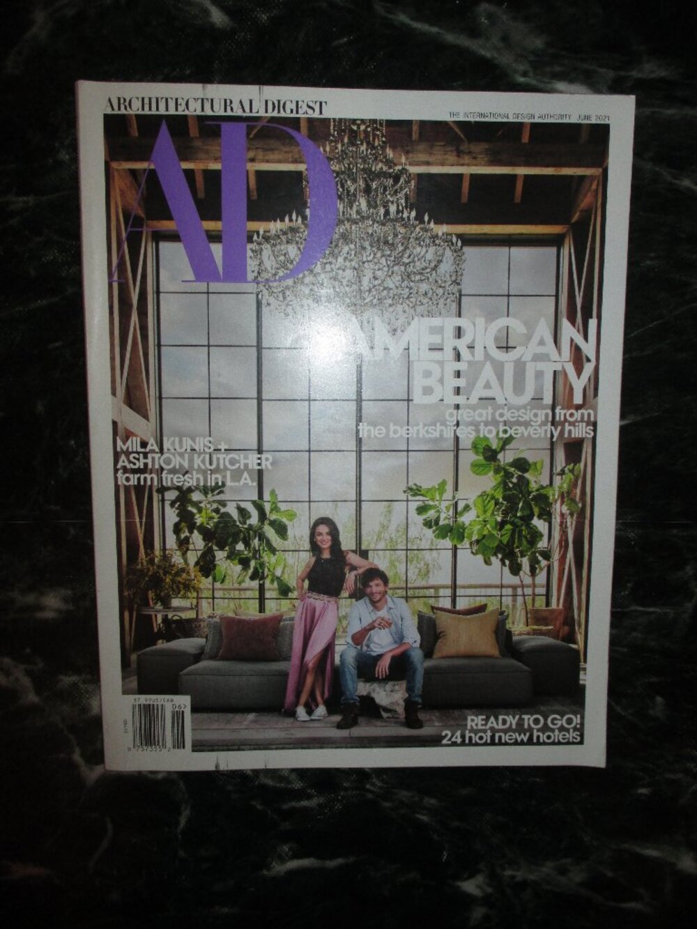 Mila Kunis/Ashton Kutcher AD Magazine